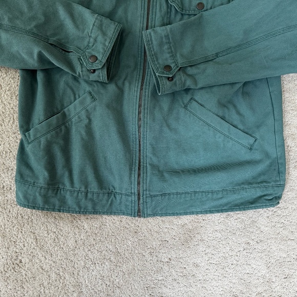 Levi's Cotten Canvas Utility Jacket Men's Green - Picture 4 of 5
